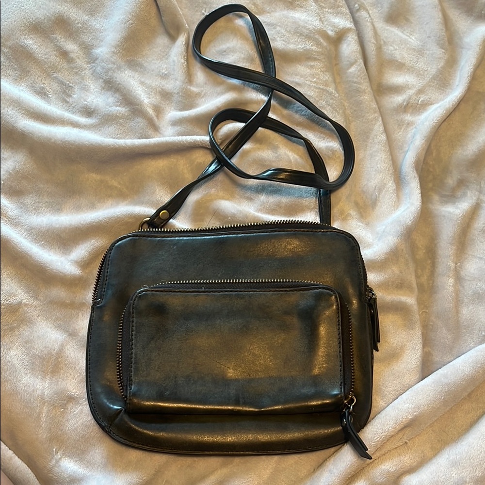 Joy Susan Dark Crossbody Bag